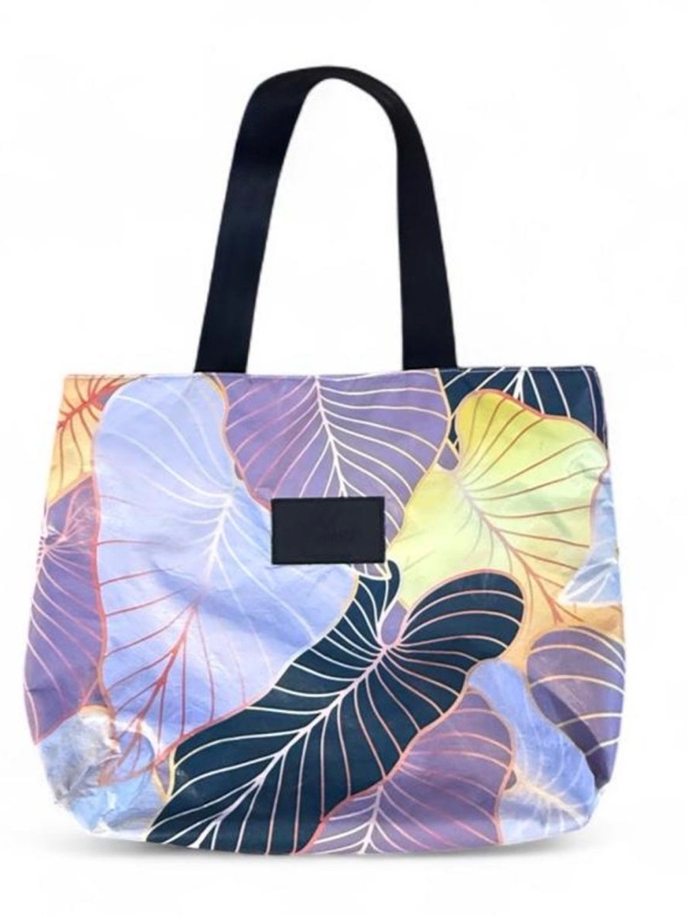 Kuuipo Collection
Hawaiian Leaf Print Tote Bag Purse Multicolor